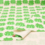 Cotton Oxford Fabric - Peeking Frog - nomura tailor