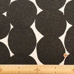 C/L Canvas Print Fabric - Striped Dot - nomura tailor