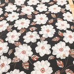 C/L Canvas Print Fabric - Peony - nomura tailor