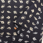 Cotton Irregular Yarn Cross Fabric - Fish - nomura tailor