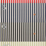 Cotton twill print stripe 1 - nomura tailor