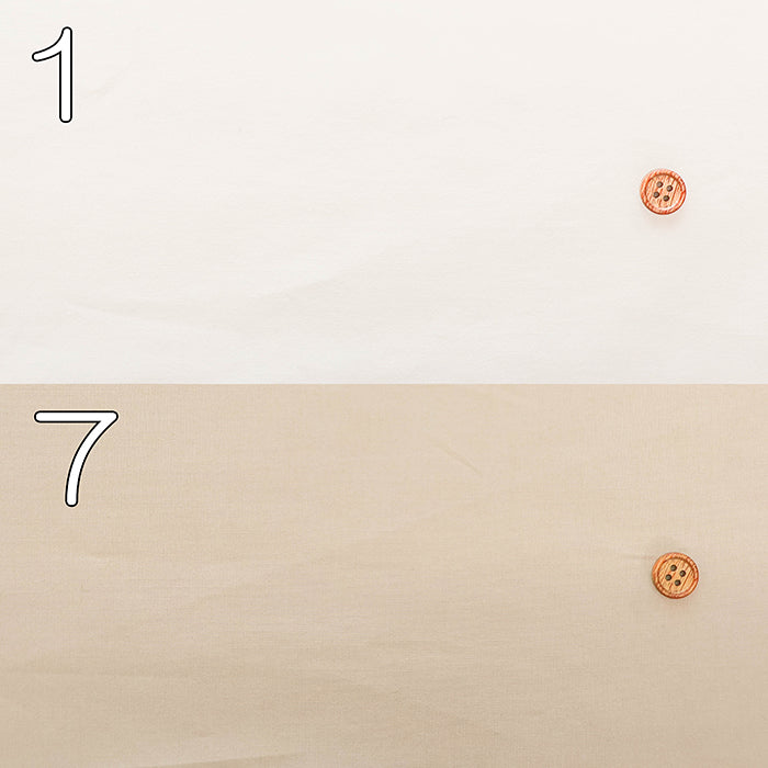 Cotton Typewriter Fabric(Dump) - Plain <Warm Tones> - nomura tailor
