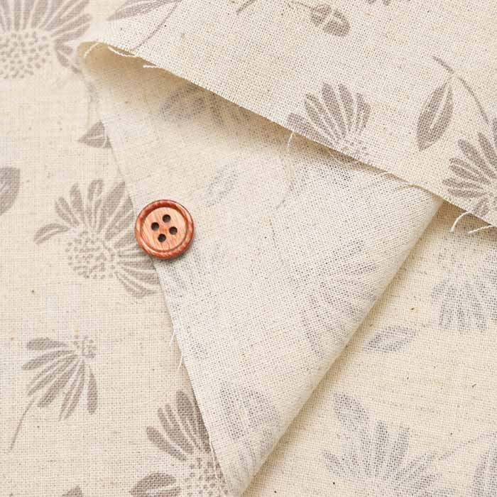 C/L muslin Printed Fabric - Chamomile - nomura tailor