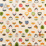 Cotton Scare Printed Fabric - Wanko-da-Wa Coin Purse - nomura tailor