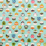 Cotton Scare Printed Fabric - Wanko-da-Wa Coin Purse - nomura tailor