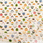 Cotton Scare Printed Fabric - Wanko-da-Wa Coin Purse - nomura tailor