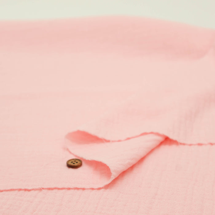 Made in China Poko Poko Cotton Double Gauze Fabric - Plain - nomura tailor