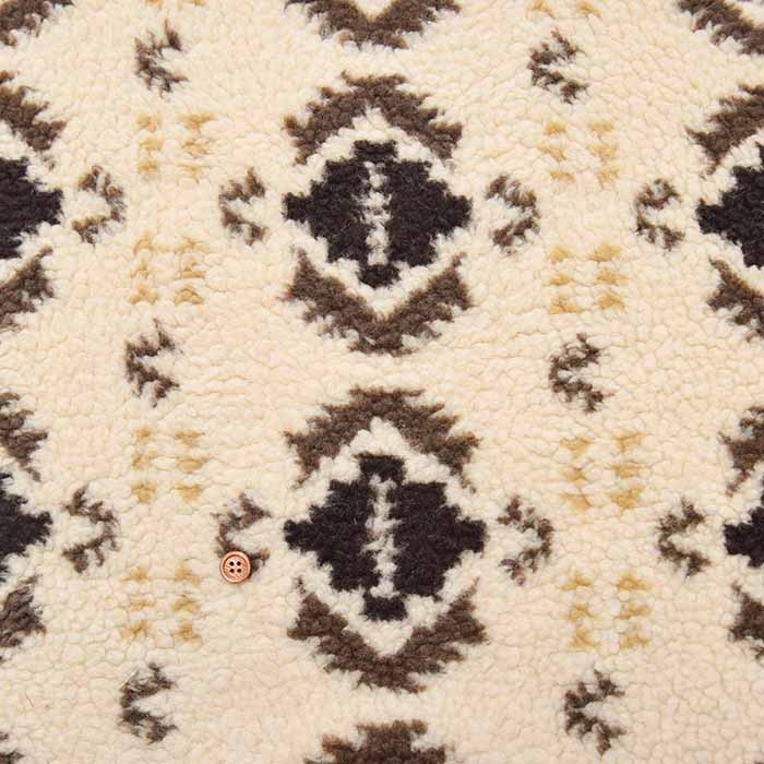 Polyester Jacquard Boa Fabric - Ethnic - nomura tailor