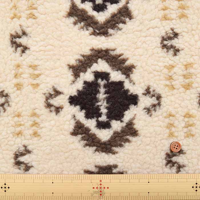 Polyester Jacquard Boa Fabric - Ethnic - nomura tailor