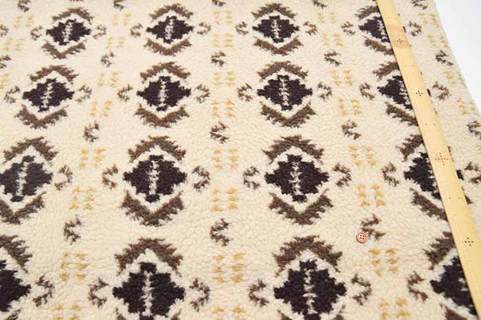 Polyester Jacquard Boa Fabric - Ethnic - nomura tailor