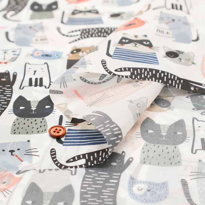 China made - Water repellent - Polyester Oxford Fabric - Cat - nomura tailor