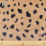 Polyester Boa Fabric – Dalmatian Print (Made in China) - nomura tailor