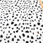 Polyester Boa Fabric – Dalmatian Print (Made in China) - nomura tailor
