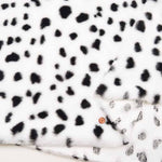Polyester Boa Fabric – Dalmatian Print (Made in China) - nomura tailor