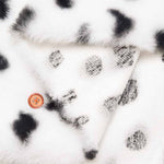Polyester Boa Fabric – Dalmatian Print (Made in China) - nomura tailor