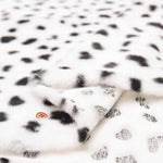 Polyester Boa Fabric – Dalmatian Print (Made in China) - nomura tailor