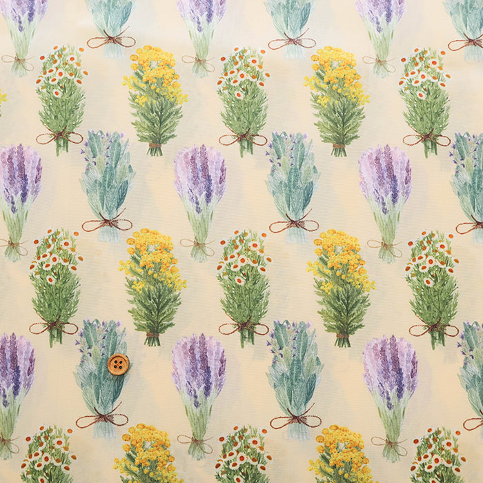 Made in China Water repellent Polyester Oxford Fabric - Dried Flower - nomura tailor