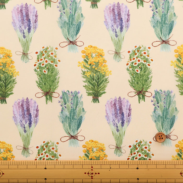 Made in China Water repellent Polyester Oxford Fabric - Dried Flower - nomura tailor