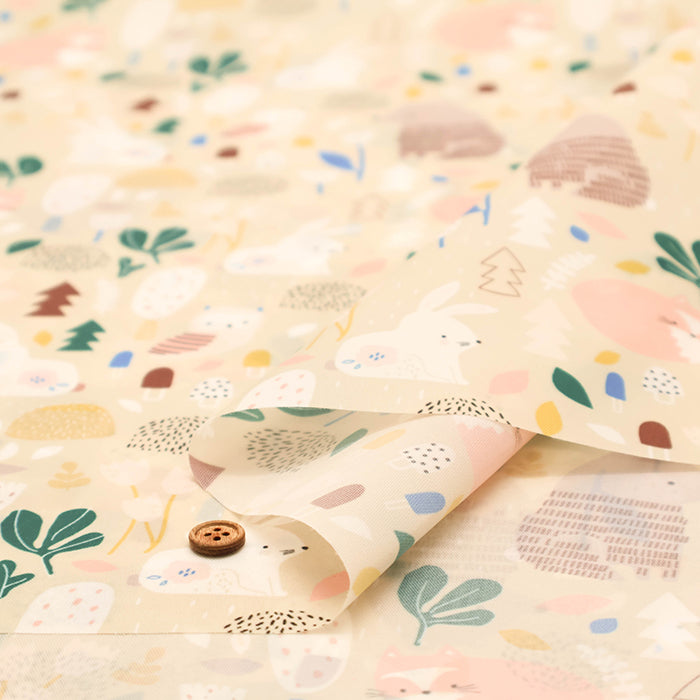 Made in China Water Repellent Polyester Oxford Fabric - Forest Animals - nomura tailor