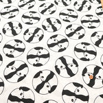 Cotton Muslin printed Fabric - Panda - nomura tailor