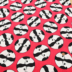 Cotton Muslin printed Fabric - Panda - nomura tailor