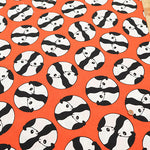Cotton Muslin printed Fabric - Panda - nomura tailor