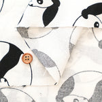 Cotton Muslin printed Fabric - Panda - nomura tailor