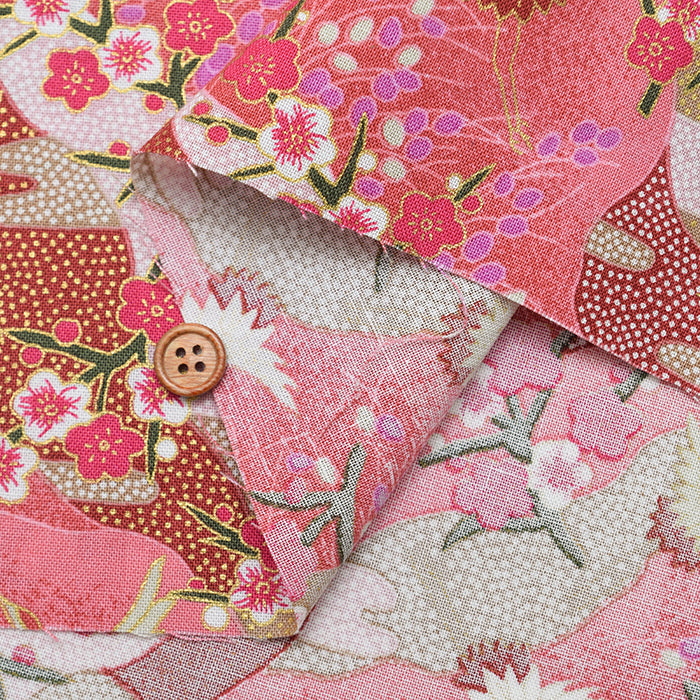 Cotton Muslin Lame (Glitter) Fabric - Crane - nomura tailor