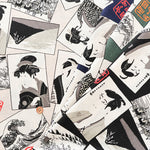 Cotton Scare Printed Fabric - Kabuki - nomura tailor