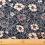 Cotton Irregular Yarn Cross  Fabric - Camellia - nomura tailor