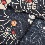 Cotton Irregular Yarn Cross  Fabric - Camellia - nomura tailor