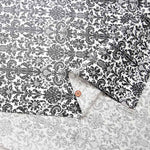 Cotton Oxford Print Laminated Fabric (Matte) - Damask - nomura tailor