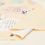 <Patterned Cut> 2026 Calendar - Zodiac Calendar (1 Pattern: Approx. 92cm × 60cm) - nomura tailor