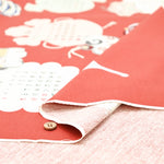 <Patterned Cut> 2026 Calendar - Zodiac Calendar (1 Pattern: Approx. 92cm × 60cm) - nomura tailor
