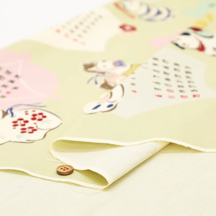 <Patterned Cut> 2026 Calendar - Zodiac Calendar (1 Pattern: Approx. 92cm × 60cm) - nomura tailor