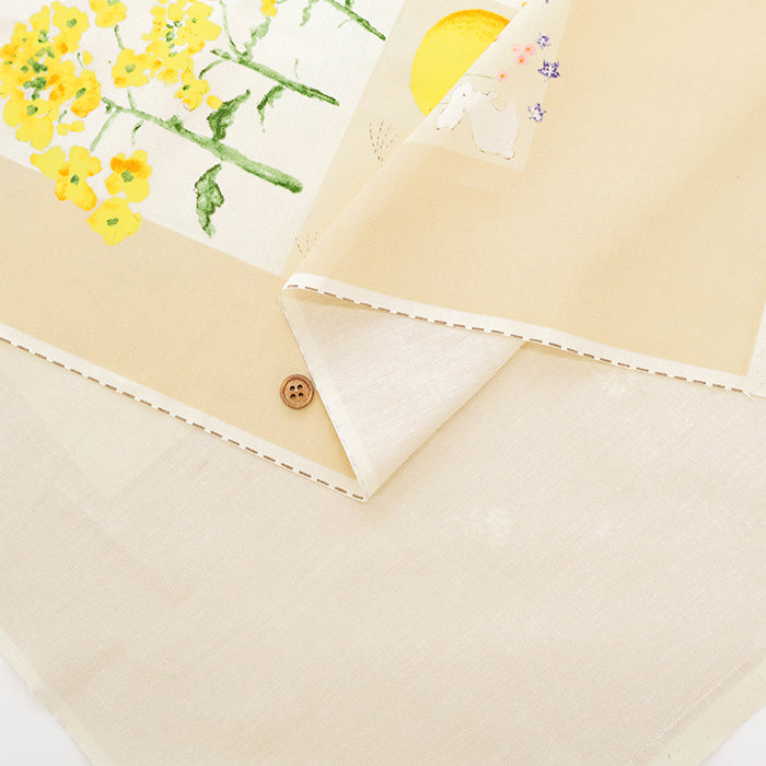 <Patterned Cut> 2026 Calendar - Seasonal Flowers (1 Pattern: Approx. 92cm × 60cm) - nomura tailor
