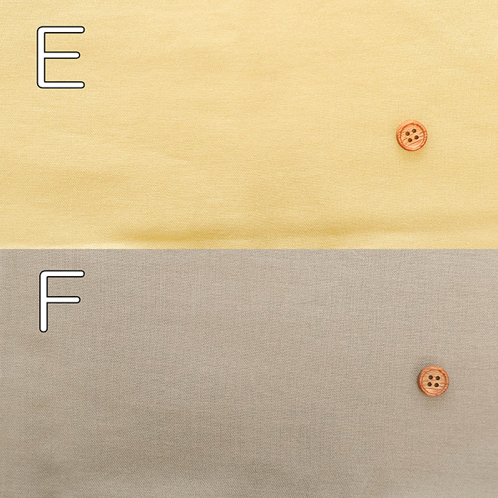 Silfy-finished Organic Cotton Twill Fabric - Plain - nomura tailor