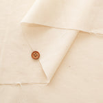 Silfy-finished Organic Cotton Twill Fabric - Plain - nomura tailor