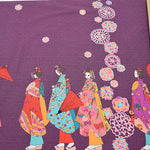 Cotton Dobby Print Fabric - Maiko - nomura tailor