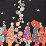Cotton Dobby Print Fabric - Maiko - nomura tailor