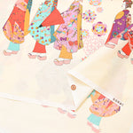 Cotton Dobby Print Fabric - Maiko - nomura tailor