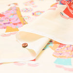 Cotton Dobby Print Fabric - Maiko - nomura tailor