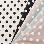 Soft and Smooth Processed C/L muslin Print Fabric - Dot - nomura tailor