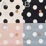 Soft and Smooth Processed C/L muslin Print Fabric - Dot - nomura tailor