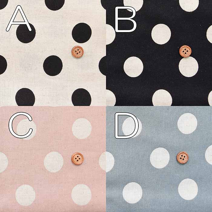 Soft and Smooth Processed C/L muslin Print Fabric - Dot - nomura tailor