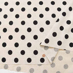 Soft and Smooth Processed C/L muslin Print Fabric - Dot - nomura tailor