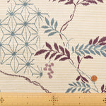 Cotton Southern Cross  Fabric - Discharge Printing - Grape - nomura tailor
