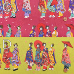 Cotton Broadcloth Printed Fabric - Komachi - nomura tailor