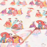Cotton Broadcloth Printed Fabric - Komachi - nomura tailor
