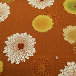 Cotton Southern Cross Fabric Discharge Printing - Ori-Ji Chrysanthemum Pattern - nomura tailor